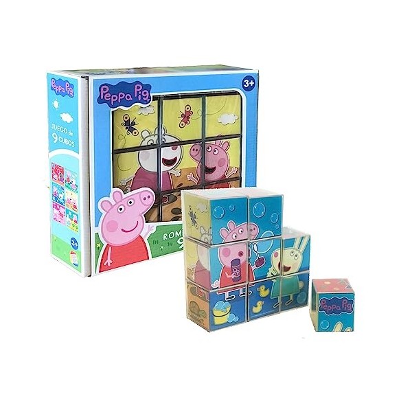 Cefa Toys Puzzle Peppa Pig 9 Cubes, 88320