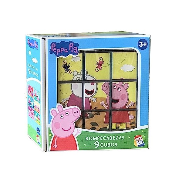 Cefa Toys Puzzle Peppa Pig 9 Cubes, 88320