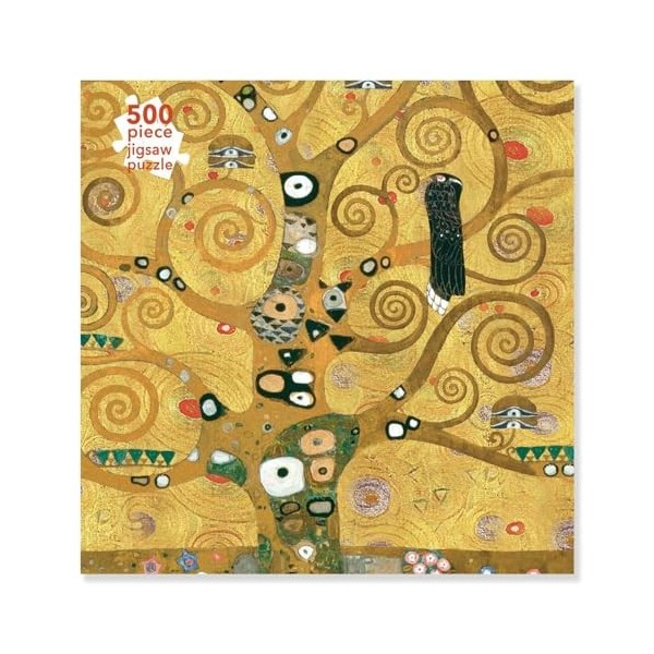 Adult Jigsaw Puzzle Gustav Klimt: The Tree of Life 500 Pieces : 500-Piece Jigsaw Puzzles