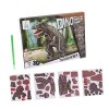 1 Ensemble 39 Puzzle Dinosaure Empiler des Jouets Jouet Trieur De Forme De Dinosaure Ensemble De Jeu pour Enfants Jouet De Tr