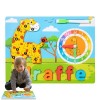 Fulenyi Puzzles danimaux Montessori,Puzzle danimaux en Bois | Puzzles de Dauphins pour Les Tout-Petits | Aide pédagogique d