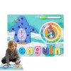 Fulenyi Puzzles danimaux Montessori,Puzzle danimaux en Bois | Puzzles de Dauphins pour Les Tout-Petits | Aide pédagogique d