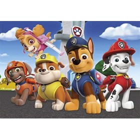 Clementoni - PatPatrouille - 4 Puzzles - 2 de 60 Pièces et 2 de 20 Pièces - Jeu de Patience et de Réflexion - Format Paysage