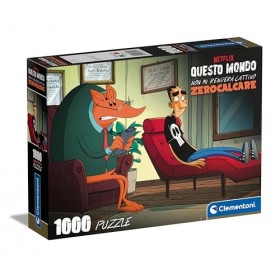 Clementoni- Zerocalcare Puzzle, 39794, Multicolore, Taille Unique