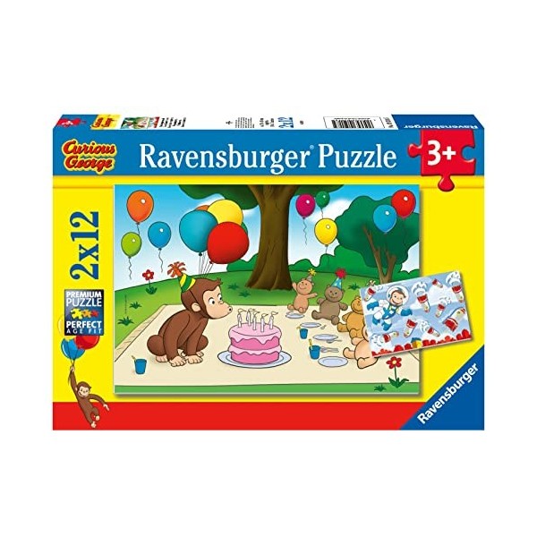Ravensburger - 05018 - Puzzle - George - 2 x 12 Pièces