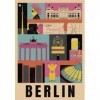 Clementoni- Style in The City Berlin – 1000 pièces, Puzzle Ville, Illustrations dauteur, Vertical, Divertissement pour Adult