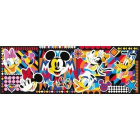 Clementoni Collection Panorama – Disney Classics – 1000 pièces, Puzzle panoramique, Horizontal, Divertissement pour Adultes, 