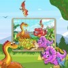 fishwisdom Puzzle de 100 pièces pour adultes et adolescents et enfants - Happy Time - Idée cadeau dinosaure