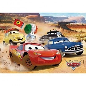 Clementoni - 24360 - Puzzle Pour Enfant - Puzzles Maxi 24 Pièces - Cars