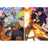 Clementoni Cube – Naruto Shippuden – 500 pièces, Horizontal, Divertissement pour Adultes, Puzzle Manga, Anime, fabriqué en It