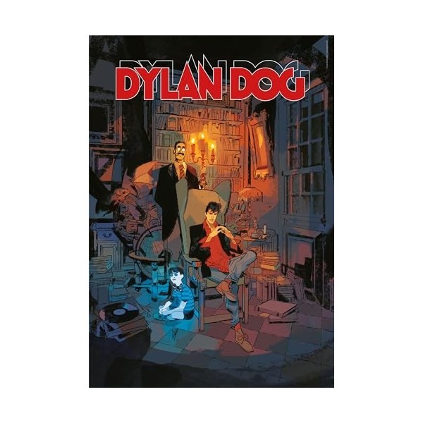Clementoni Dylan Dog – 1000 pièces, Puzzle Bande dessinée, Illustrations dauteur, Verticale, Divertissement pour Adultes, fa