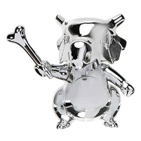Lively Moments Pokémon Figurine de collection Tragosso / Cubone en argent et carte de vœux exclusive