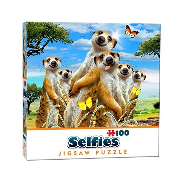 Cheatwell Games Puzzle 100 pièces - Selfie des suricates