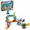 LEGO 21180 Minecraft Le Combat des Gardiens, Set Aventure sous-Marine, Jouet de Construction Enfants +8 Ans et Figurines Mobs