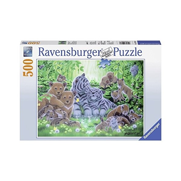 Ravensburger - 14261 - Puzzle Classique - Forêt Bébés Animaux - 500 Pièces