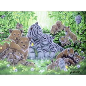 Ravensburger - 14261 - Puzzle Classique - Forêt Bébés Animaux - 500 Pièces