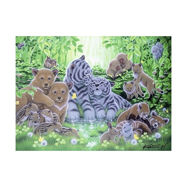 Ravensburger - 14261 - Puzzle Classique - Forêt Bébés Animaux - 500 Pièces