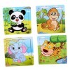 TOYANDONA 5 Pièces Puzzles en Bois Puzzles pour Enfants Puzzles Enfant Casse-tête pour Adultes Jouets énigmes Jouet pour Enfa