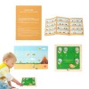 Qumiuu Puzzles en Bois pour, Puzzle pour Tout-Petits | Jouet de Puzzle pour Attraper des Poissons et Dinosaures | Jouets de P