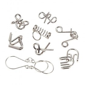 ifundom des Casse-tête Jeux De Réflexion Testeur De Jouet Puzzles De Démêlage Jouet Dintelligence Mentale Jouet De Test Inte