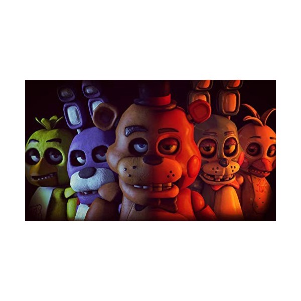 FNAF Puzzles Cinq Nuits Jeu de Puzzles en bois personnalisés Puzzles de sécurité pour violation de sécurité 1000 pièces/500 p