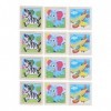 VGEBY 12pcs Puzzles Animaux, Puzzles de Cognition de Couleur en Bois Apprenant des Jouets éducatifs Préscolaires pour Les Tou