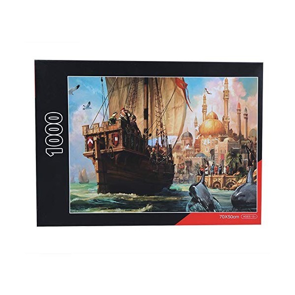 GOTOTOP 1000 pièces Jigsaw Puzzle Toy, Bricolage Papier Paysage Peinture Assemblage Photo Puzzle développement précoce Intell