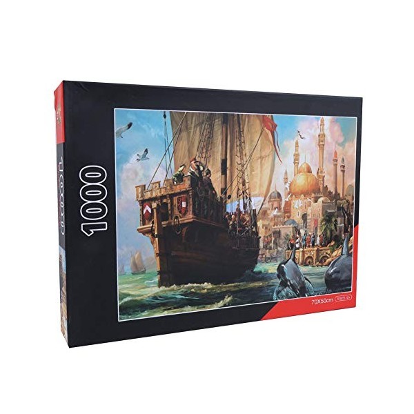 GOTOTOP 1000 pièces Jigsaw Puzzle Toy, Bricolage Papier Paysage Peinture Assemblage Photo Puzzle développement précoce Intell