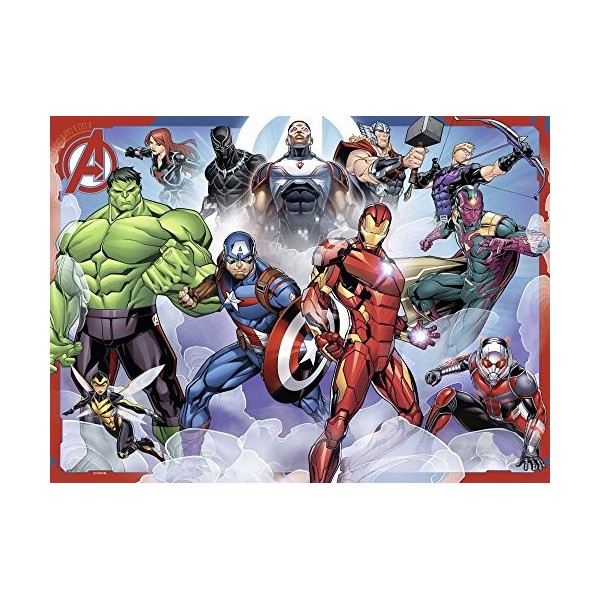 Ravensburger - Puzzle Marvel Avengers XXL - 100 pièces - version anglaise