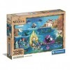 Clementoni Disney Maps Little Mermaid-1000 Pièces-Puzzle, Divertissement pour Adultes-Fabriqué en Italie, 39783