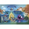 Clementoni Disney Maps Little Mermaid-1000 Pièces-Puzzle, Divertissement pour Adultes-Fabriqué en Italie, 39783
