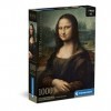 Clementoni- Museum Collection Leonardo, Gioconda-1000 Pièces-Puzzle, Divertissement pour Adultes-Fabriqué en Italie, 39708