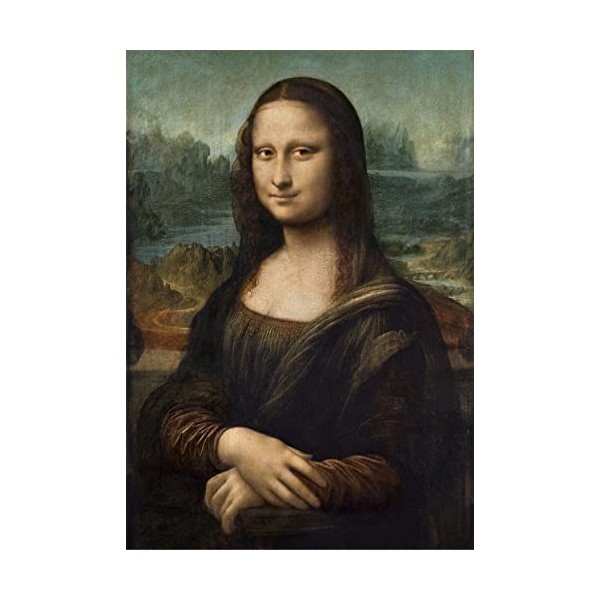 Clementoni- Museum Collection Leonardo, Gioconda-1000 Pièces-Puzzle, Divertissement pour Adultes-Fabriqué en Italie, 39708