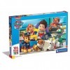 Clementoni- Paw Patrol PatPatrouille-104 Maxi pièces-Puzzle Enfant-fabriqué en Italie, 4 Ans et Plus, 23970, Multicolore, 10