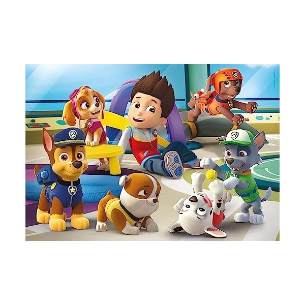 Clementoni- Paw Patrol PatPatrouille-104 Maxi pièces-Puzzle Enfant-fabriqué en Italie, 4 Ans et Plus, 23970, Multicolore, 10