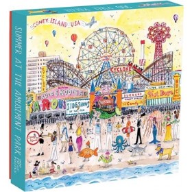 Michael Storrings Summer at The Amusement Park 500 Pc Puzzle