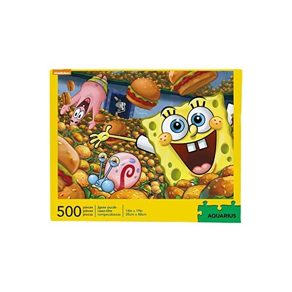 signs-unique Bob l´éponge Puzzle Krabby Patties 500 pièces 