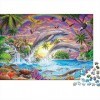 Puzzles 1000 Pièces pour Adultes Adolescents Difficile Challenge Puzzles Jeux Familiaux Jouets Éducatifs Puzzle Dauphin - Ani