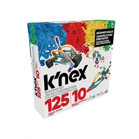 KNEX 80206 Beginner Building Set, Build 10 3D Models, Educational Toys, 125 Piece Stem Learning Kit, Engineering for Kids, C