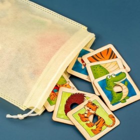 Lnhgh Jeu dassociation danimaux, Cartes dassociation danimaux Montessori - Puzzle de Correspondance des Couleurs des Anim