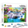 Mini Puzzle Adulte 1000 pièces Paysage Naturel Set Puzzle Puzzle Difficile Cadeau Puzzle en Carton 38x26cm Puzzles pour Adu