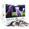 Mini Puzzle Adulte 1000 pièces Coyote Set Puzzle Jigsaw Puzzle Jouet Jeu Stimulant Puzzle en Carton 38x26cm Puzzles pour Ad