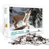 Mini Puzzle Adulte 1000 pièces Lynx Set Puzzle Jigsaw DIY Jouet de Divertissement à Domicile Puzzle en Carton 38x26cm Puzzl