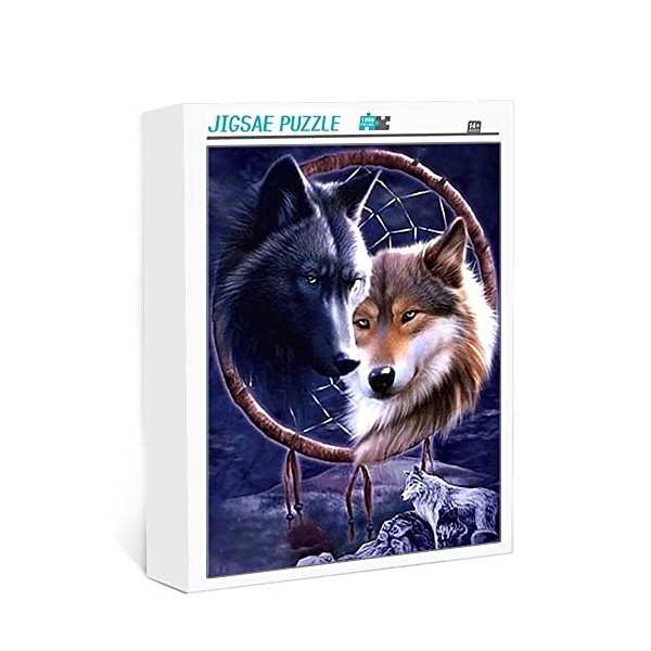 300 pièces de Puzzle Adulte Loup-Garou Puzzle Classique Jeu de défi Familial Puzzle Cadeau 38x26cm Puzzle pour Enfants et Adu