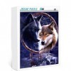 300 pièces de Puzzle Adulte Loup-Garou Puzzle Classique Jeu de défi Familial Puzzle Cadeau 38x26cm Puzzle pour Enfants et Adu