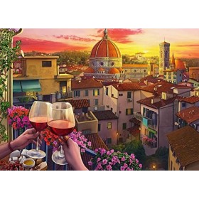 Ravensburger - Puzzle 500 pièces Pièces larges - Terrasse confortable - Adultes et enfants dès 12 ans - Puzzle de qualité sup