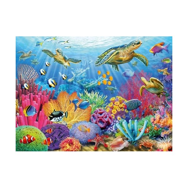 Ravensburger Puzzle 12000197-Jeu de plongée sous-marine-500 pièces, 12000197