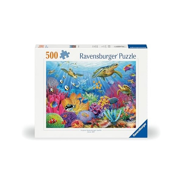 Ravensburger Puzzle 12000197-Jeu de plongée sous-marine-500 pièces, 12000197