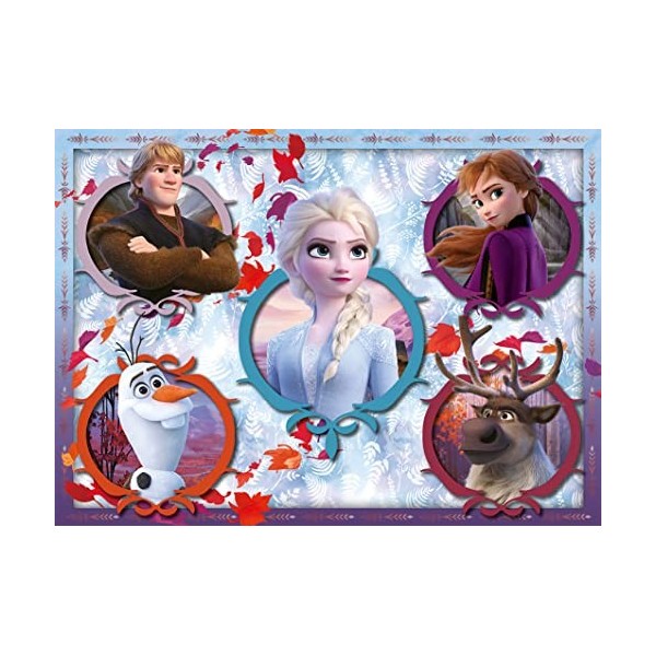 Nathan - Puzzle Enfant - 60 pièces - Unis pour la vie - Disney La Reine des Neiges 2 - Fille ou garçon dès 6 ans - Puzzle de 