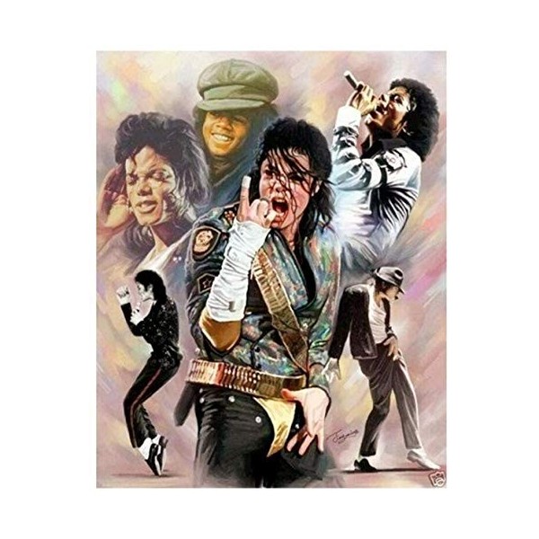 Man Michael Jackson Puzzle 300 pièces pour adultes, adolescents et enfants